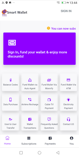Smart Wallet Cheap Data, Airtime and Utiliites Screenshot 1