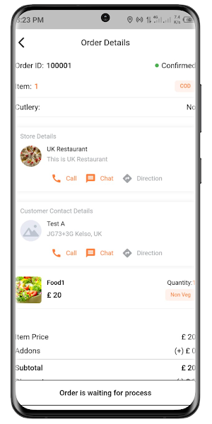 Nomad Foodiie: Delivery Person Screenshot 1