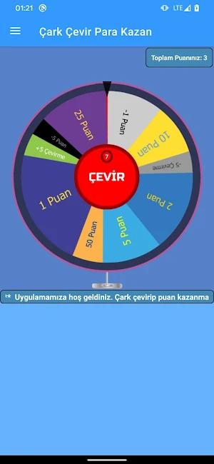 Çarkı Çevir Para Kazan Screenshot 2