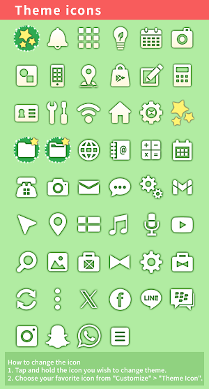 Melon Soda Theme +HOME Screenshot 3