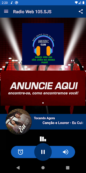 Rádio Web 105.SJS Screenshot 0
