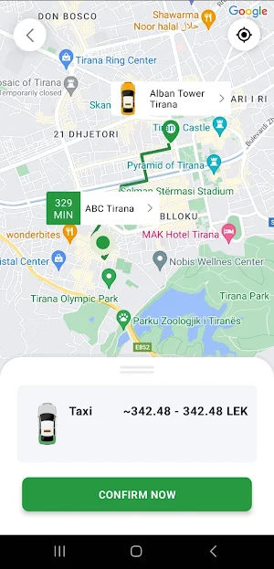 Thirr taxi Tirana Screenshot 1