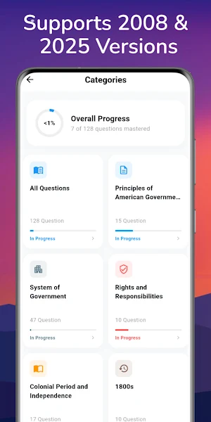 US Citizenship Test Prep 2026 Screenshot 1