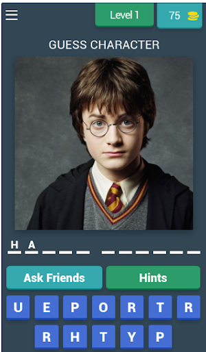 Guess Character & Spell HARY POTTER Screenshot 0