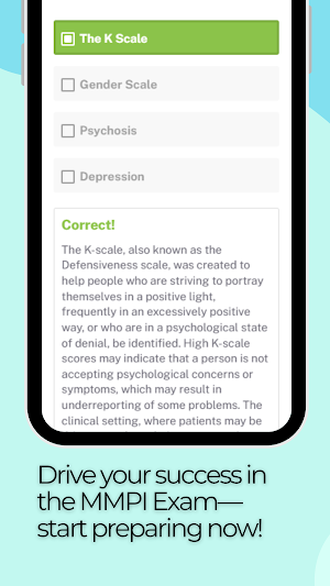 MMPI Practice Test Screenshot 3