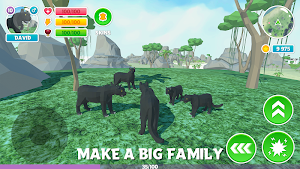 Panther Family Simulator 3D: Adventure Jungle Screenshot 2
