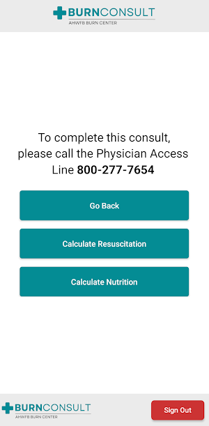 WF BurnConsult Screenshot 2