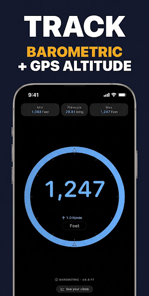 GPS Altimeter & Barometer Screenshot 3
