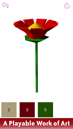 Poly Art 3D - Color by Number, 3D Coloring Puzzle Screenshot 2