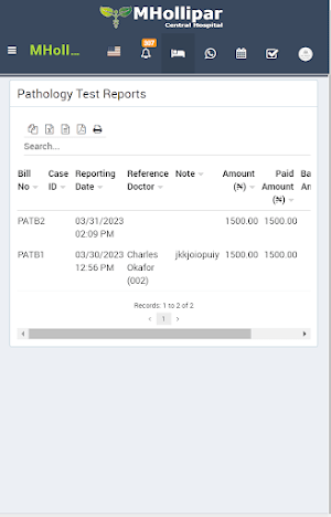 MHollipar Central Hospital App Screenshot 1