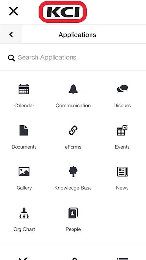 Koogle - KCI Wireless Intranet Screenshot 1