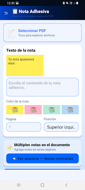Editor de PDF Profesional Screenshot 2