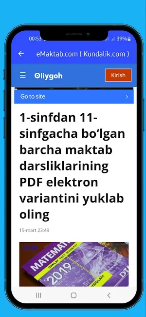 Kundalik.com eMaktab.com 2024 Screenshot 2