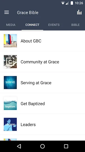 Grace Bible Church App Screenshot 1