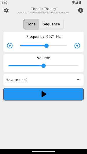 Tinnitus Therapy - ACRN Screenshot 0
