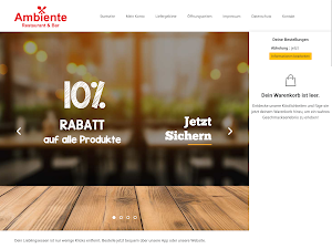 Ambiente Restaurant Screenshot 2