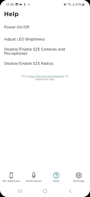 Privoro Screenshot 2