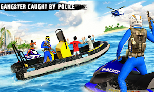 Police Jetski Boat Racing Game Top Speed Boat Game Screenshot 3