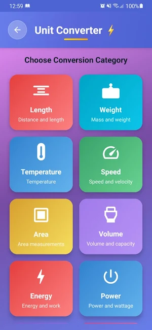 Smart Unit Converter Screenshot 1