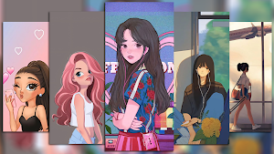 Cute Girly Wallpaper for Girls Screenshot 0