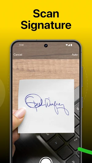 e Signature Scanner, Sign PDF Screenshot 0