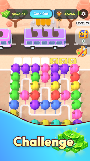 Bus Jam Cat - Play to Win Screenshot 2