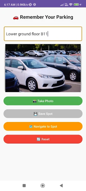Remember Your Parking App Screenshot 0