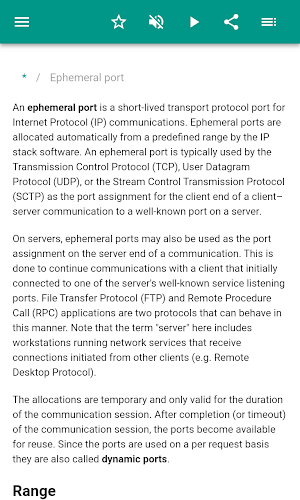 Internet protocols Screenshot 1