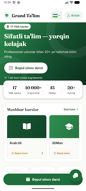 Grand Ta'lim Student App Screenshot 0