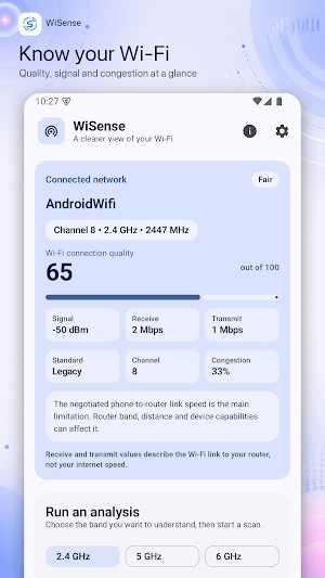 WiSense Screenshot 0