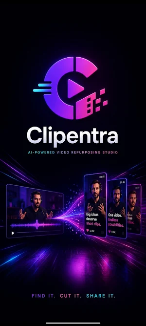 Clipentra: AI Video Editor Screenshot 0