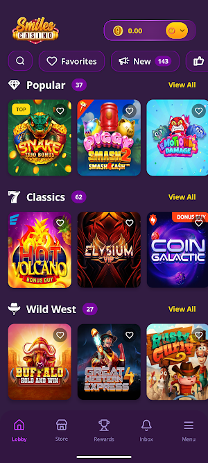 Smiles Social Casino Screenshot 1