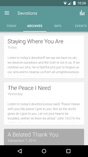 Daily Devotions by LHM Screenshot 1