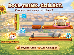 Hamster Roll: Hard Puzzle Screenshot 2