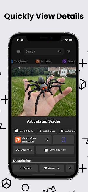 Thingiverse Printables | 3D GO Screenshot 1
