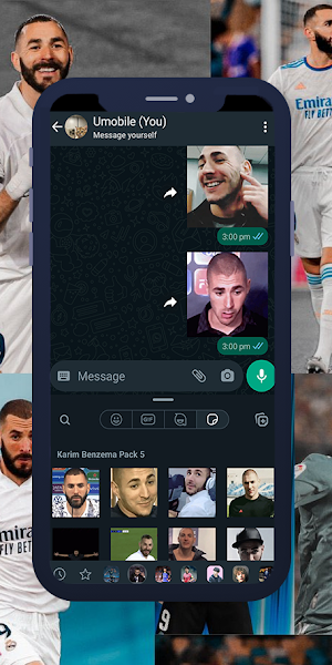 Benzema Animated WASticker Screenshot 1