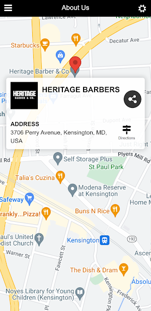 Heritage Barber and co Screenshot 2