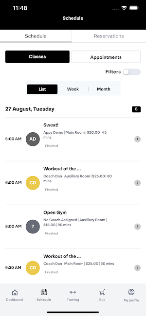 Switch Fitness Screenshot 2