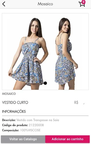 Mosaico Roupas Screenshot 2