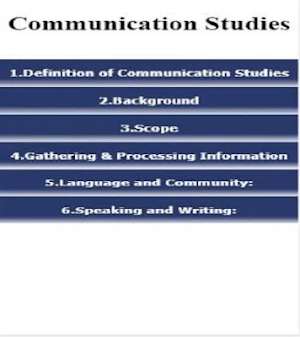 Communication Studies Screenshot 0