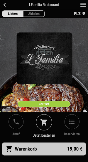 LFamilia Restaurant Screenshot 0