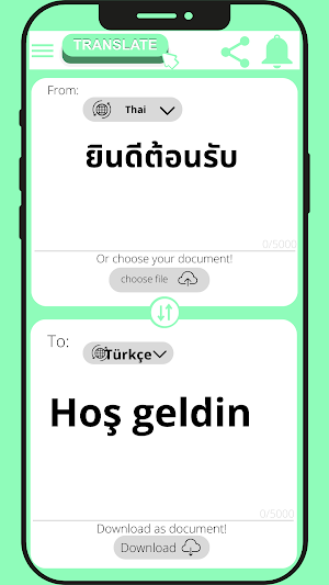 Turkish - Thai Translator Screenshot 1