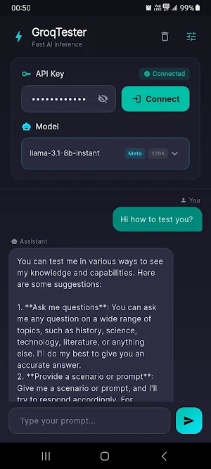 Groq Ninja Screenshot 2
