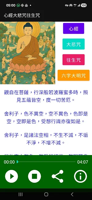 心經大悲咒往生咒 Screenshot 1