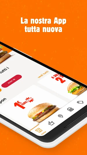Burger King Italia Screenshot 1