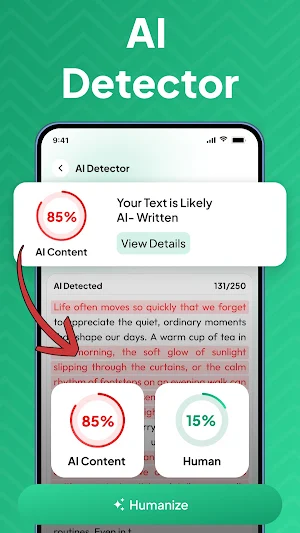Humanize AI: AI Text Humanizer Screenshot 1