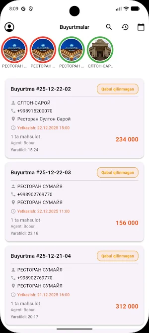 Mone Restoran App Screenshot 0
