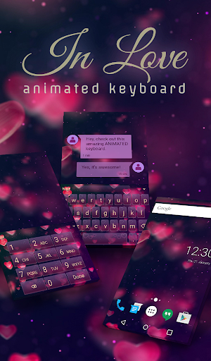 In Love Animated Keyboard + Live Wallpaper Screenshot 0