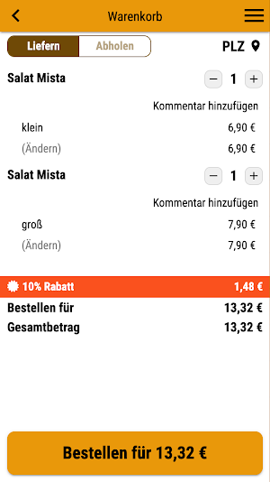 Pizza Pasta Mes Screenshot 1
