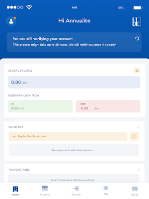 Bank of Kigali Mobile Banking Screenshot 3
